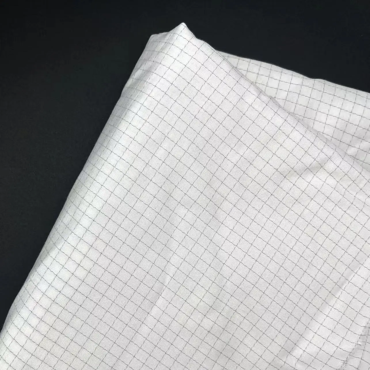 Wide 230CM TC 39.5%polyester 54%cotton carbon fiber antistatic fabric for laboratory workwear