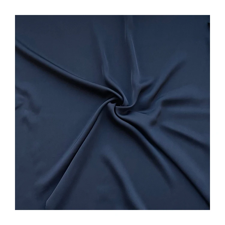 100% Viscose Fabric Custom dyed Satin Fabric for Dress