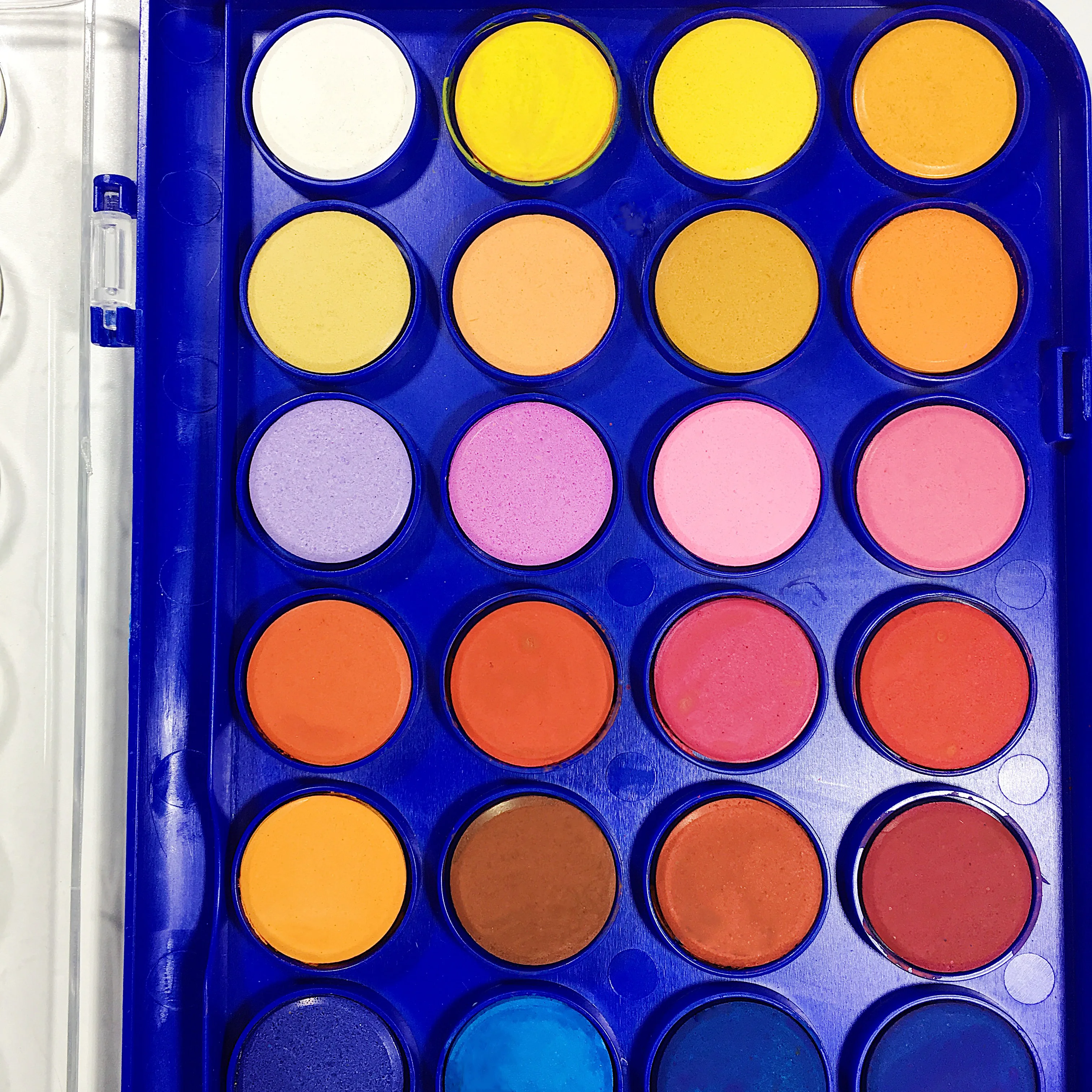 Free sample 36colours paint set kids cake water color painting pigment art supplies for wholesale