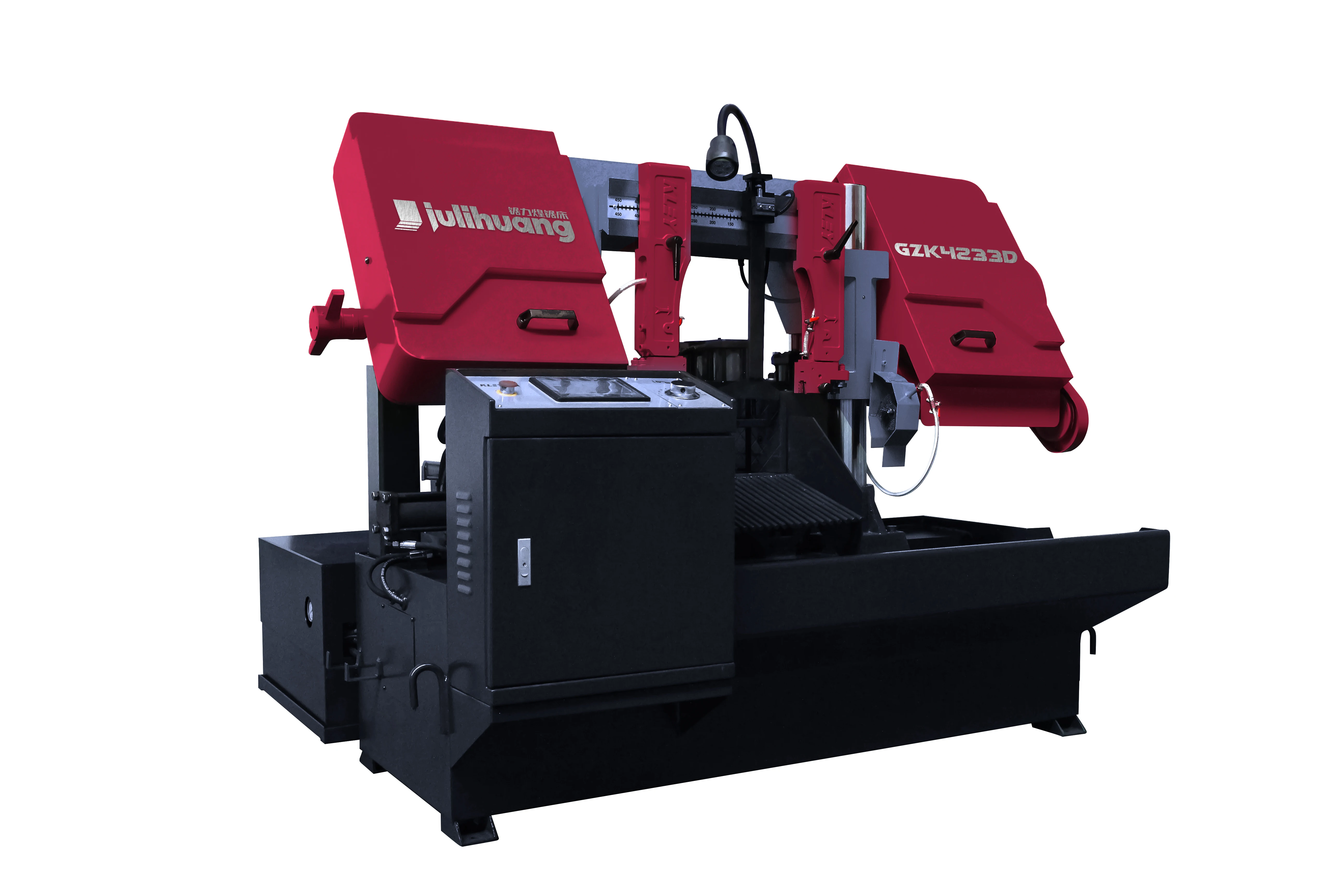  High quality aluminium cutting CNC band saw machine with competitive