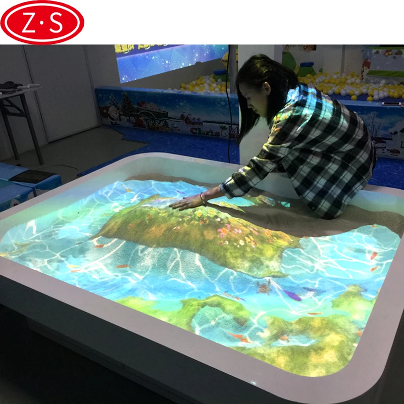 
Happy children games interactive projector game machine interactive sandbox for sale 