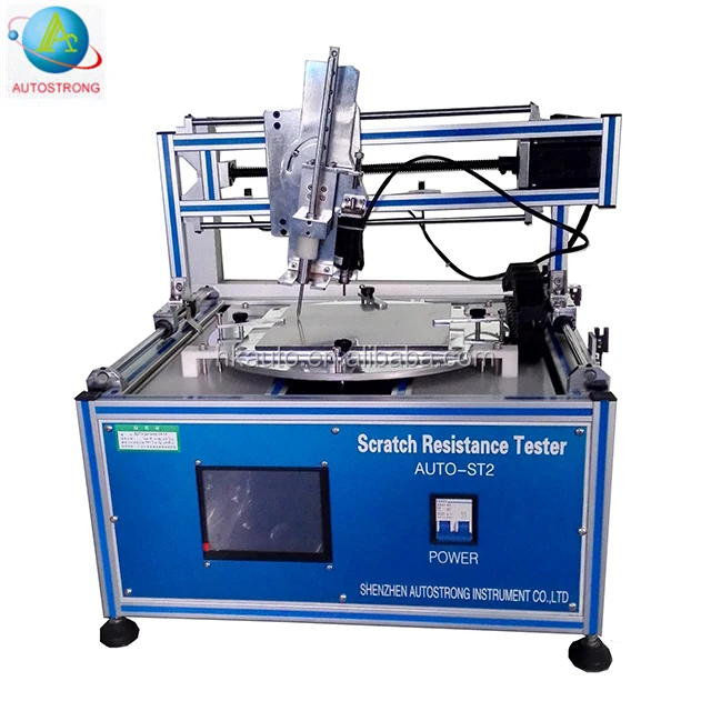 IEC60950 PLC Screen Control Scratch Resistance Tester to PCB Scratch Test vertical and horizontal scratch tester