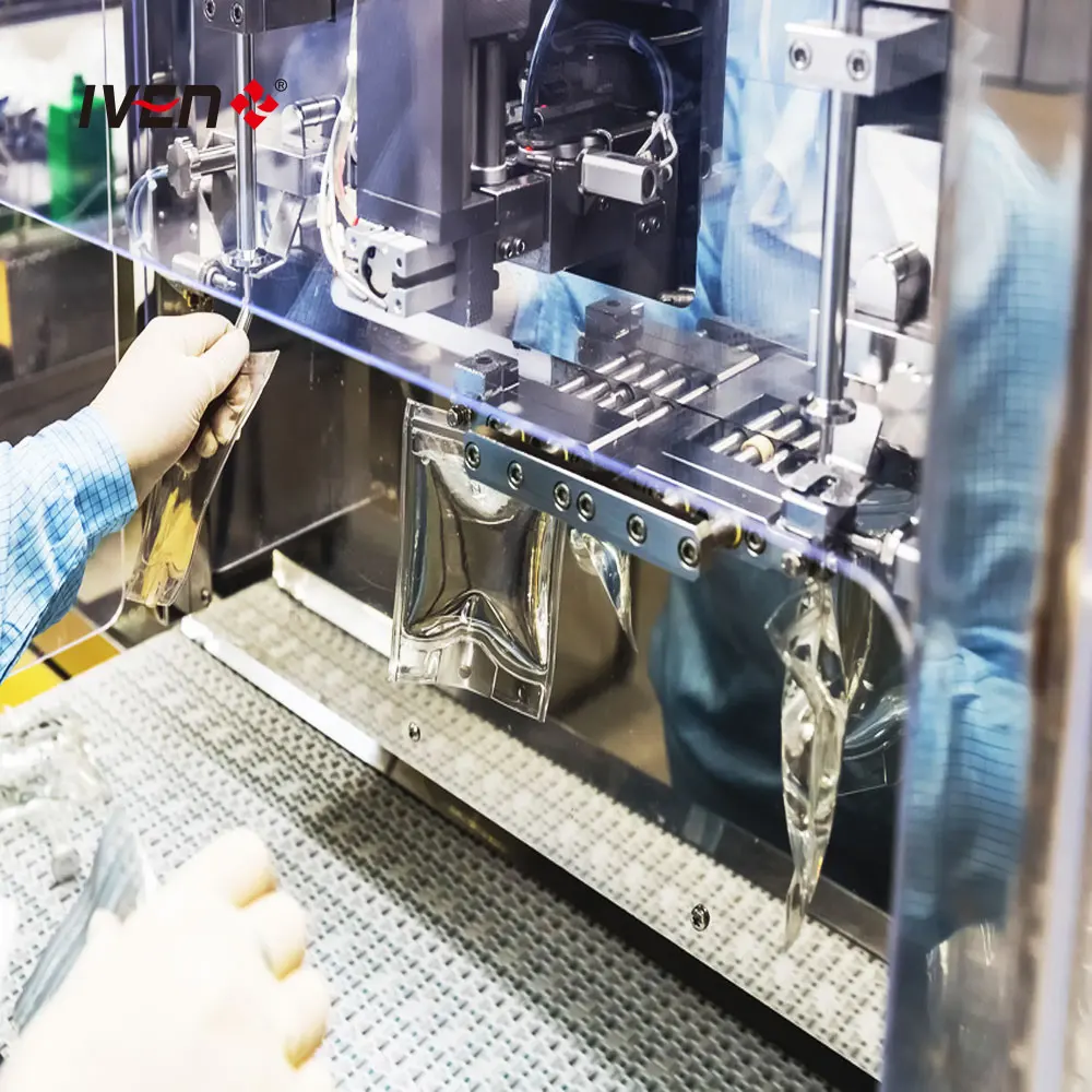 Twice Ports Preheating NON-PVC Soft Bag IV Infusion Solution Production Line