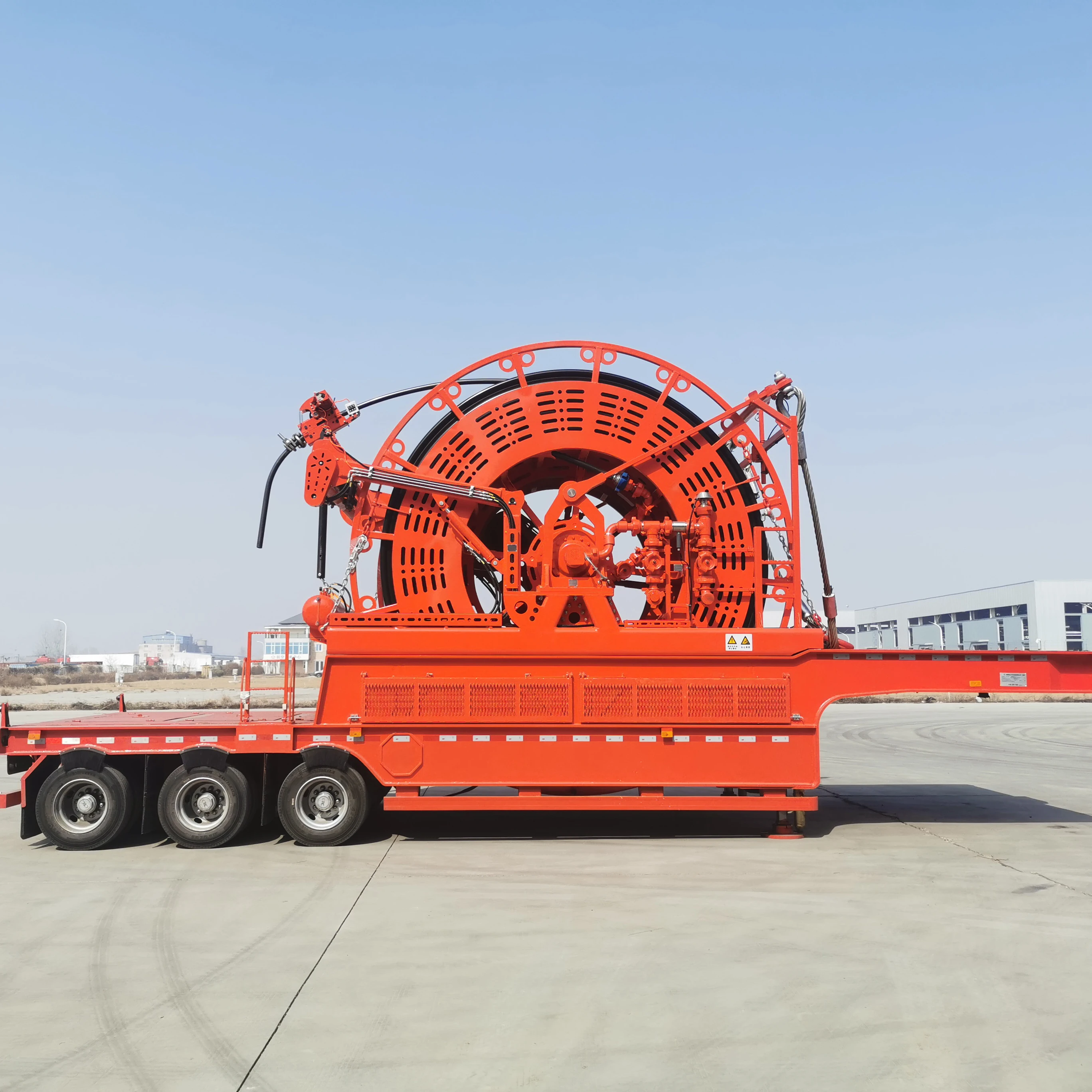 FRSTEC  Oil Field Trailer-mounted coil tubing unit CTU coiled tube coiled tubing unit equipment