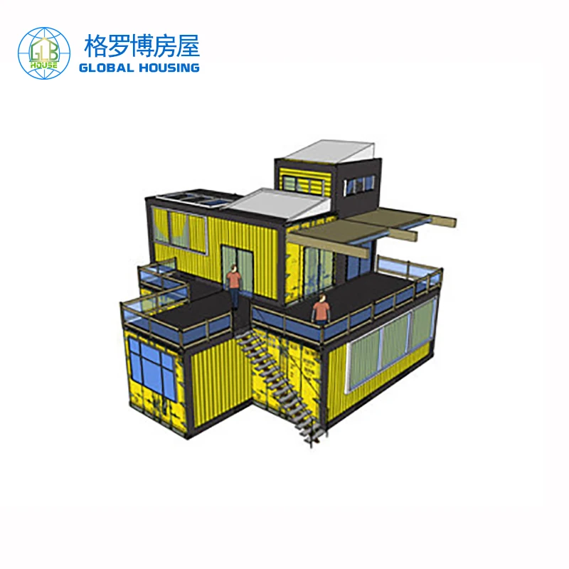 Luxury prefab tiny 20 40 feet fully furnished used shipping green house modular container home