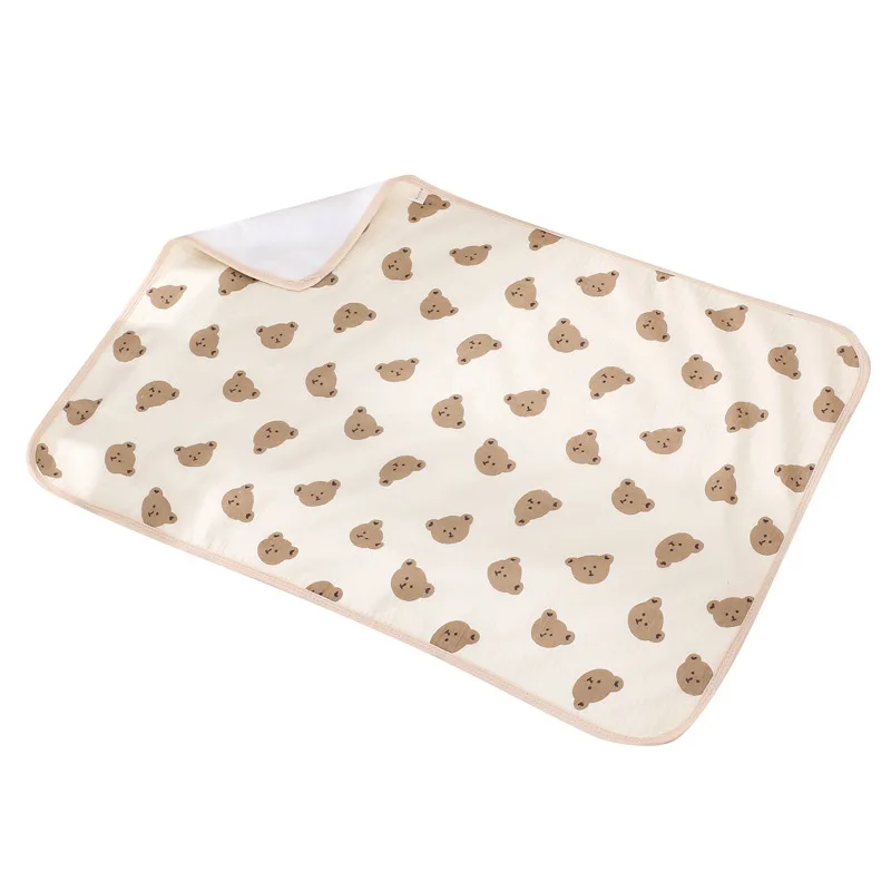 Reusable Newborn Pad Diaper Changing Table Cover Travel Waterproof Muslin Cotton Diaper Changing Pad Liner For Baby