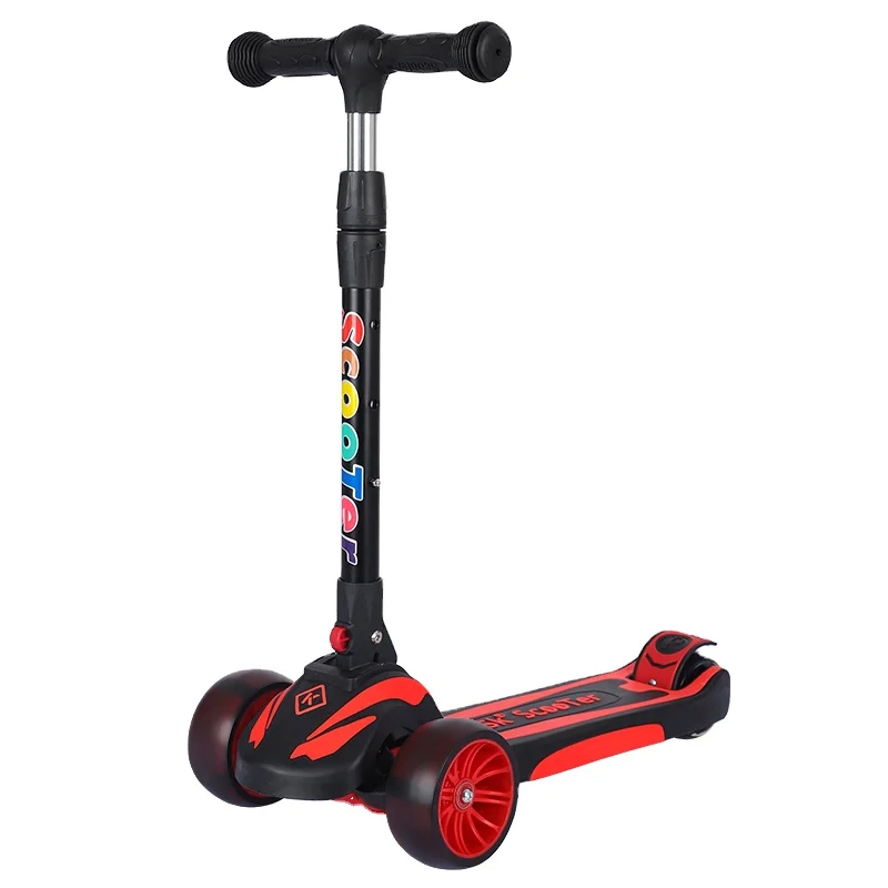 High quality Scooter adjustable folding scooter LED light 3 wheels Kick scooter for child