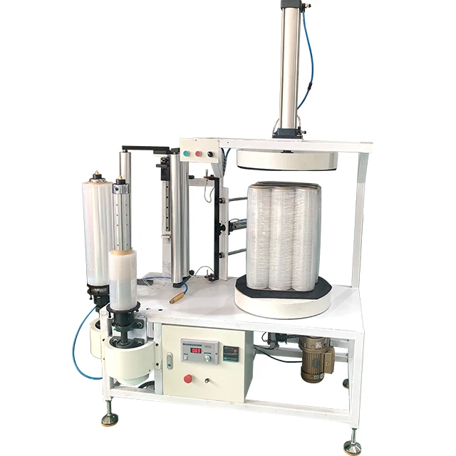 PE stretch film Automatic wrapping machine packing machine low cost & labor saving