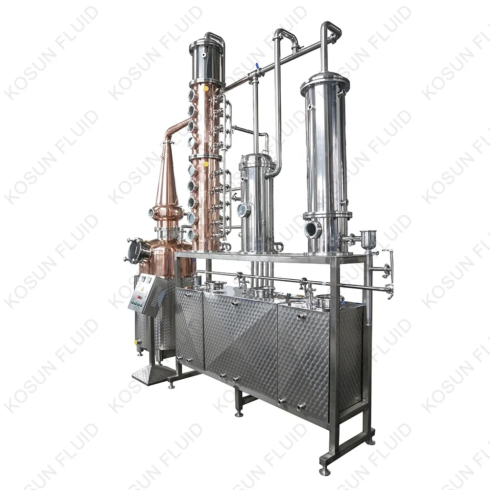 KOSUN Moonshine Equipment Pressure Swing Distillation 200l 300l 500l Gin Distillery Whiskey Distiller