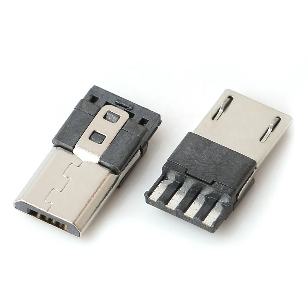 Pcb wire welding usb 2.0 male connector micro