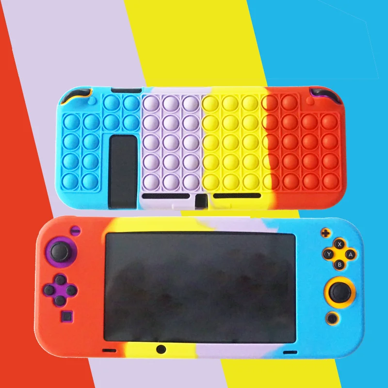 Чехол Fidget Popper всплывающий силиконовый защитный чехол для Nintendo