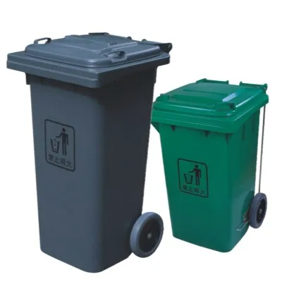 Wholesale Environment-Friendly 100l/120l Wheeled Plastic Garbage Can Large Outdoor Garbage Can