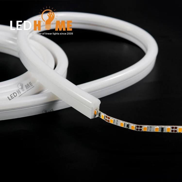 UV Resistance Waterproof IP67 Dome Head LED Silicon Neon Flex Tube Profile for 5mm Slim Flexible LED Strip Light