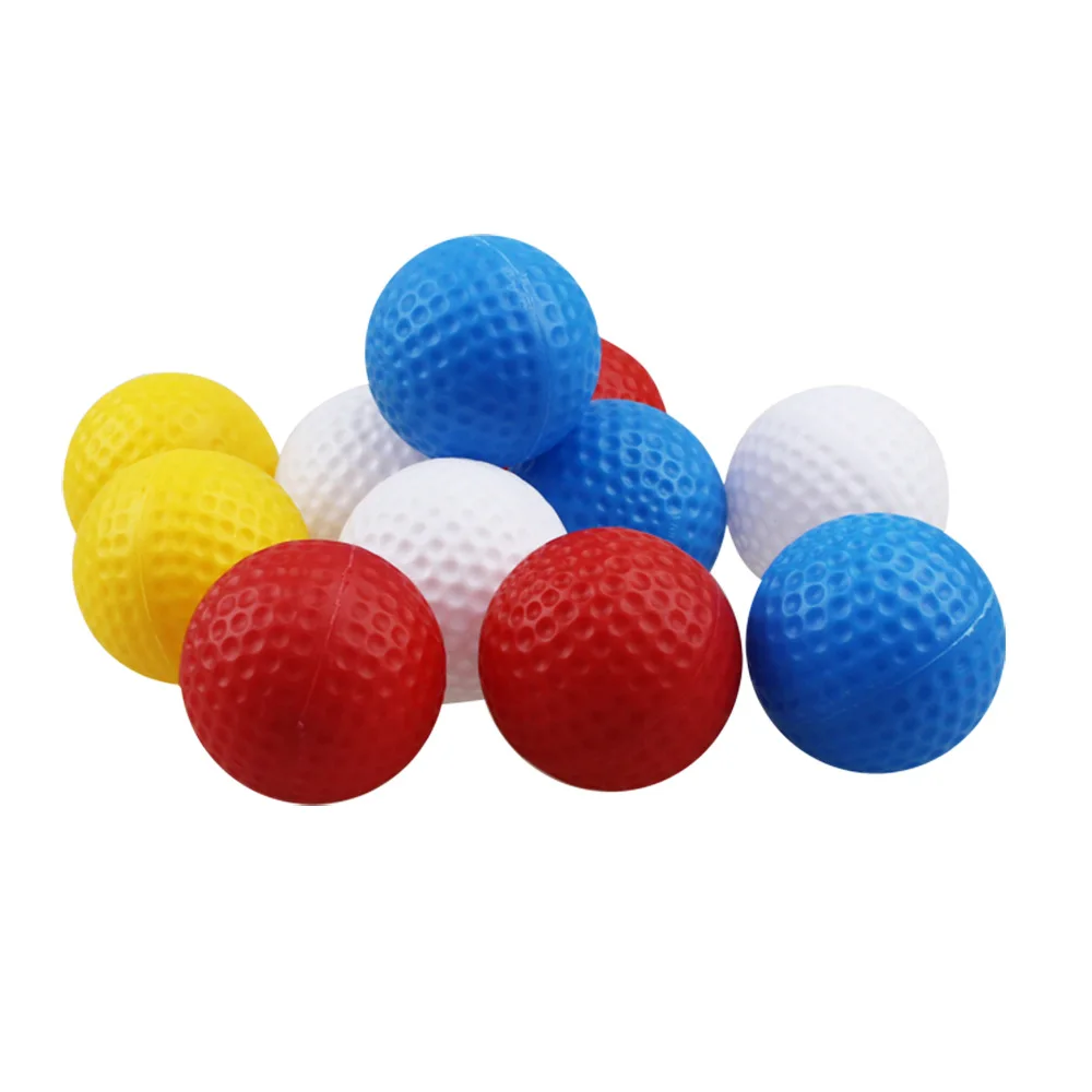 Colorful Foam Golf Balls Light Weight Plastic Golf Ball Toys For Kids