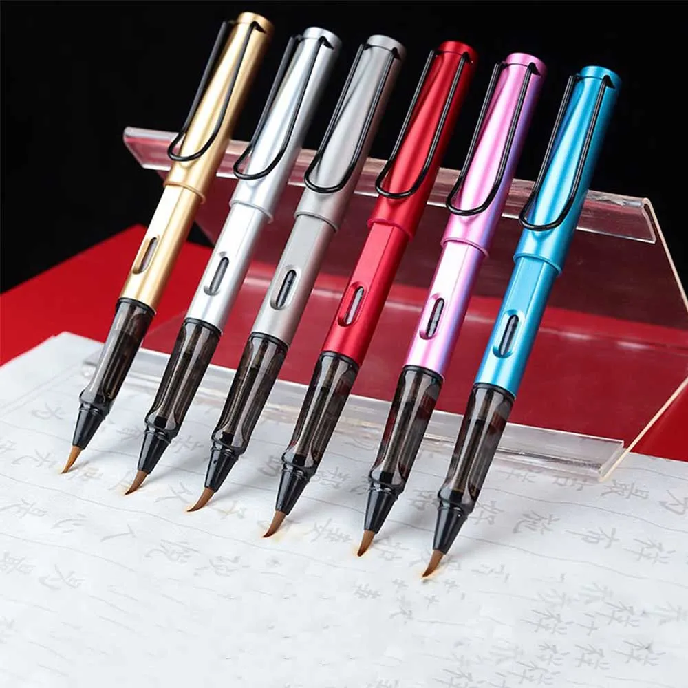 Fountain Pen Type Writing Brush Calligraphy Pen Soft Hair Painting Drawing Regular Script