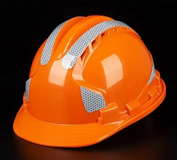 Industrial construction ABS material reflective strip JSP style Safety helmet