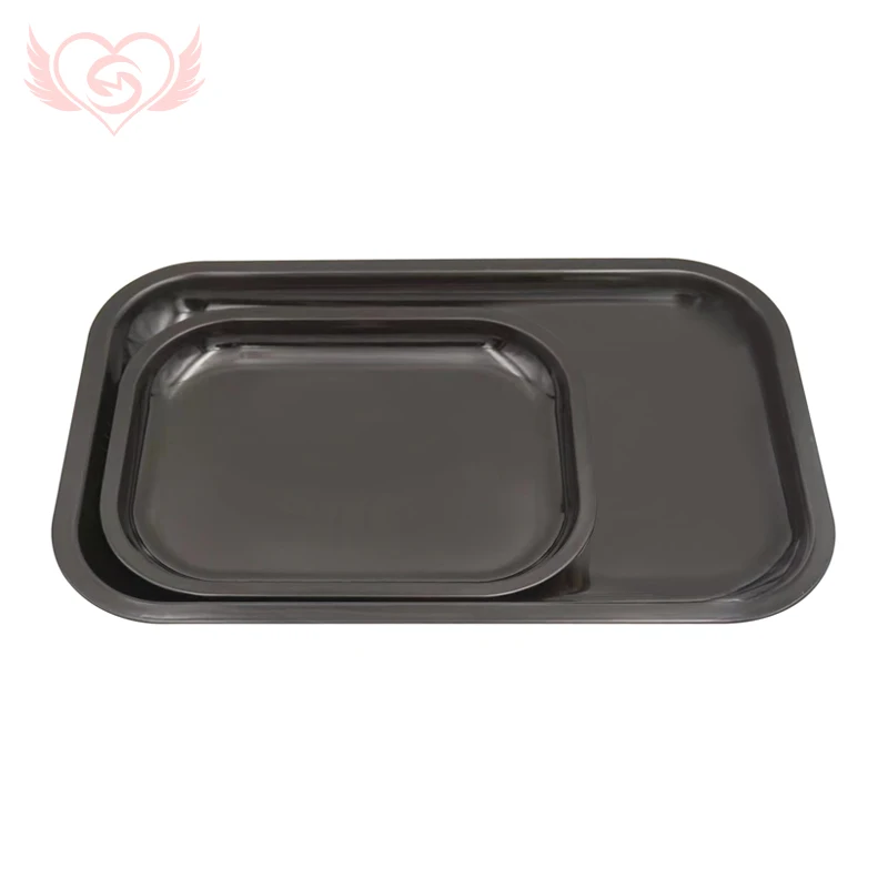 
wholesale smoking accessories led rolling trays Smooth glossy surface glow up rolling trays tin plate Mengsweetlove 