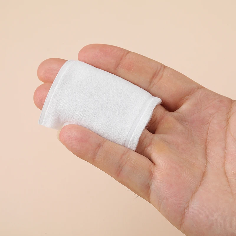 square cotton pad Facial Cotton Pads Bags Top OEM Style Environmental Pure Package Eco make-up remover