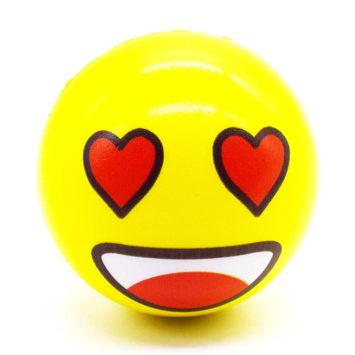 Custom Big Happy Anti PU Foam Antistress Funny Toy Smiley Face Stress Balls For Kids