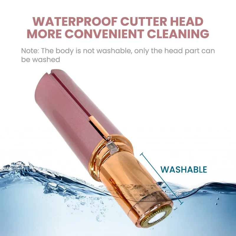 Бритва для удаления волос на лице и губной помады, электрический триммер для бровей, бритва, женское средство для удаления волос, мини-бритва, эпилятор для женщин