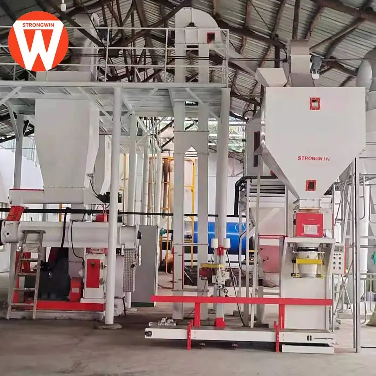 industrial poultry feed mill production line 10t/h complete animal feed processing plant