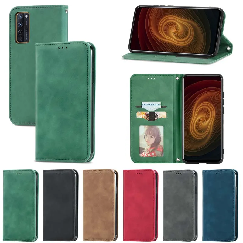 High Quality  Shockproof Wholesale Cell Phone Case Bulk Mobile Flip Cover Phone Wallet Case Covers Leather for ZTE AXON20 5G