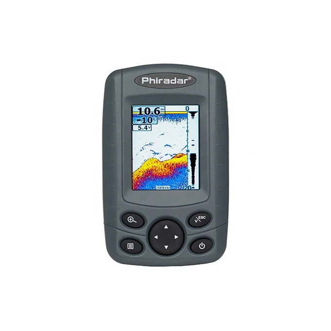 Sonar sounder Color LCD Boat Fish Finder 200KHz/83KHz Dual Sonar Frequency 80M Detection floats for fishing