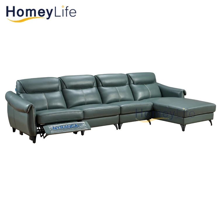 Sitting room furniture living room recliner sofa reclinable electric massage function velvet sofa