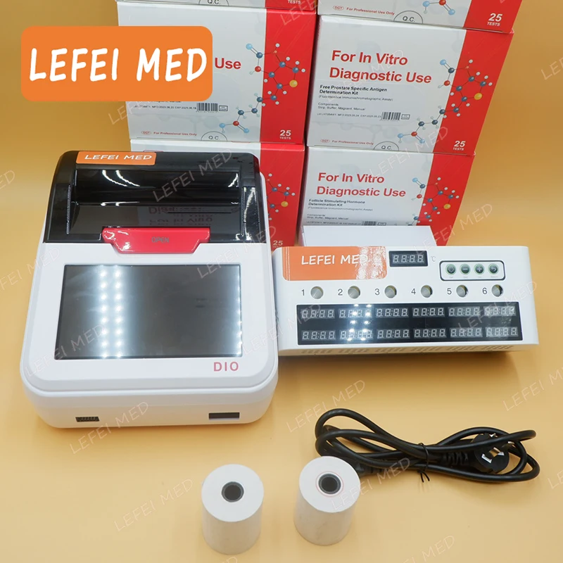 LF1210  hba1c poct equipment poct veterinary Hormone, T3,T4,TSH,FT4 and HbA1c POCT  immunoassay analyzer automatic