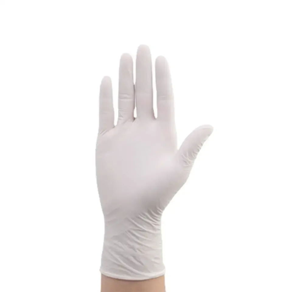 custom white strong full  pure nitrile gloves safe dental wholesale powder free