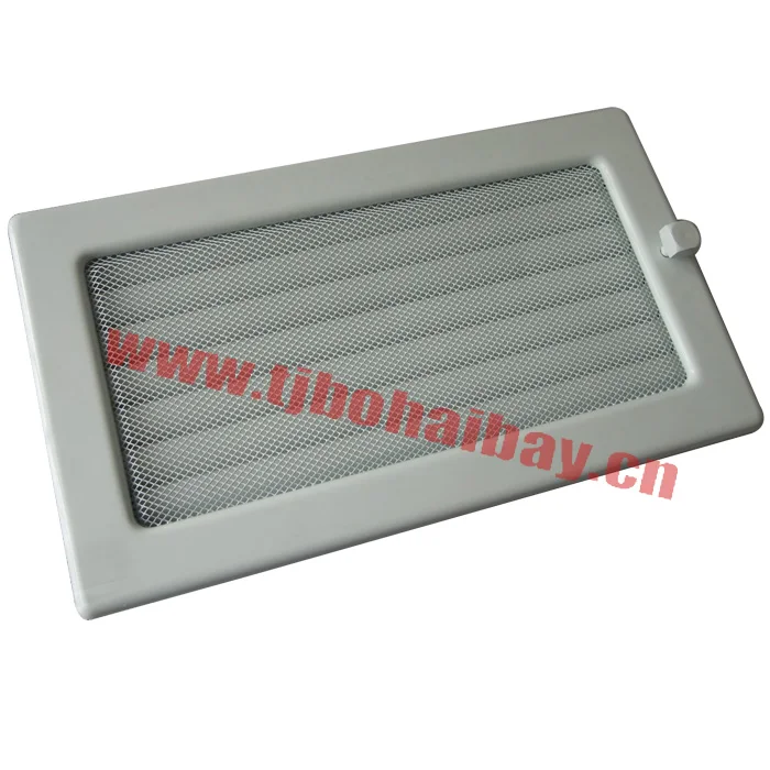 
Monolayer wire mesh ventilation grilles with adjustable shutter 
