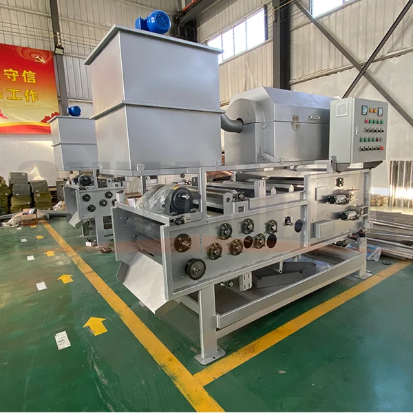 Sludge Dewatering Belt Filter Press Machine With 24 Hours Continuous Working