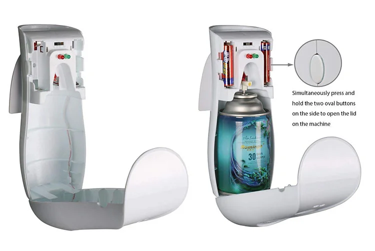 Home Hotel Office Toilet Etc AA Battery Wall Mounted Pump Perfume Sprayer  Air Freshener Aerosol Wall Air Freshener Dispenser