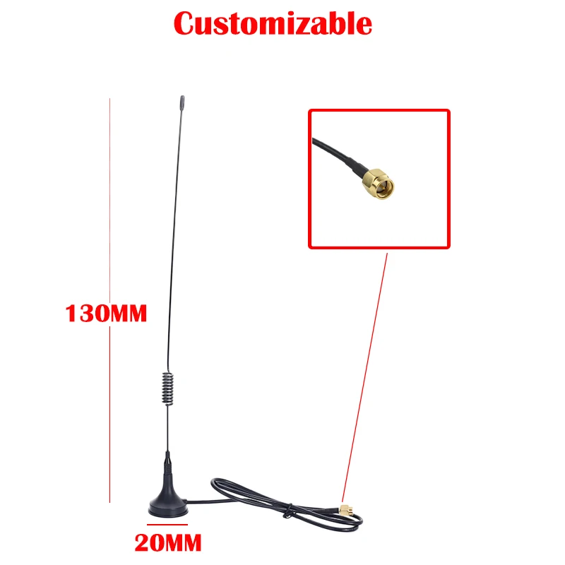 5Dbi High gain technology China Factory frequency 700-2700MHz range sucker gsm antenna