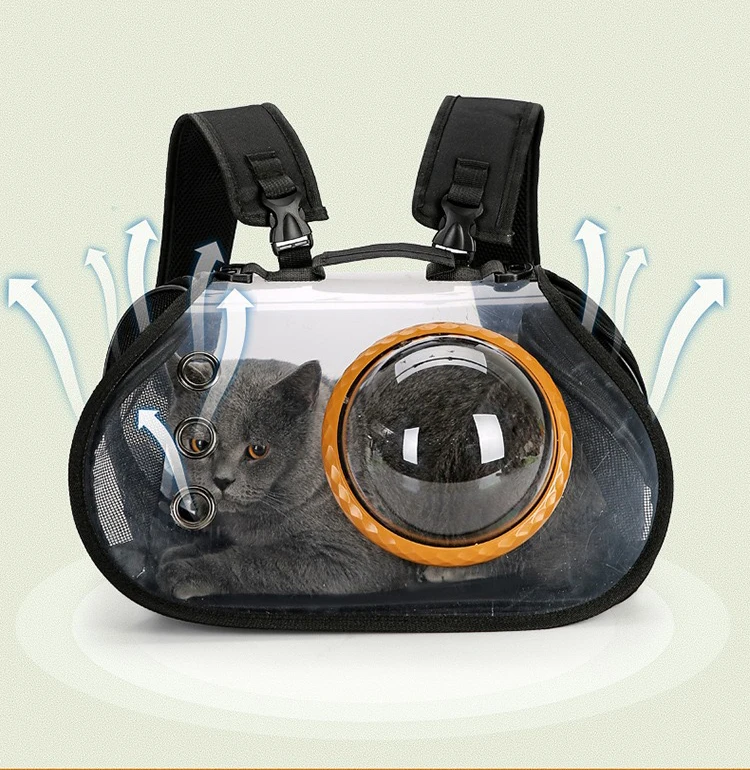 Outdoor Small Animal Go Out Portable Travel Air Case One Shoulder Backpack Diagonal Cat Dog Pet Bag Space Capsule Carrier Box