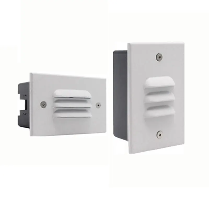 Outdoor 12V Landscape Stair Lamp Brass Recessed LED Step Lights Stair Wall Lights