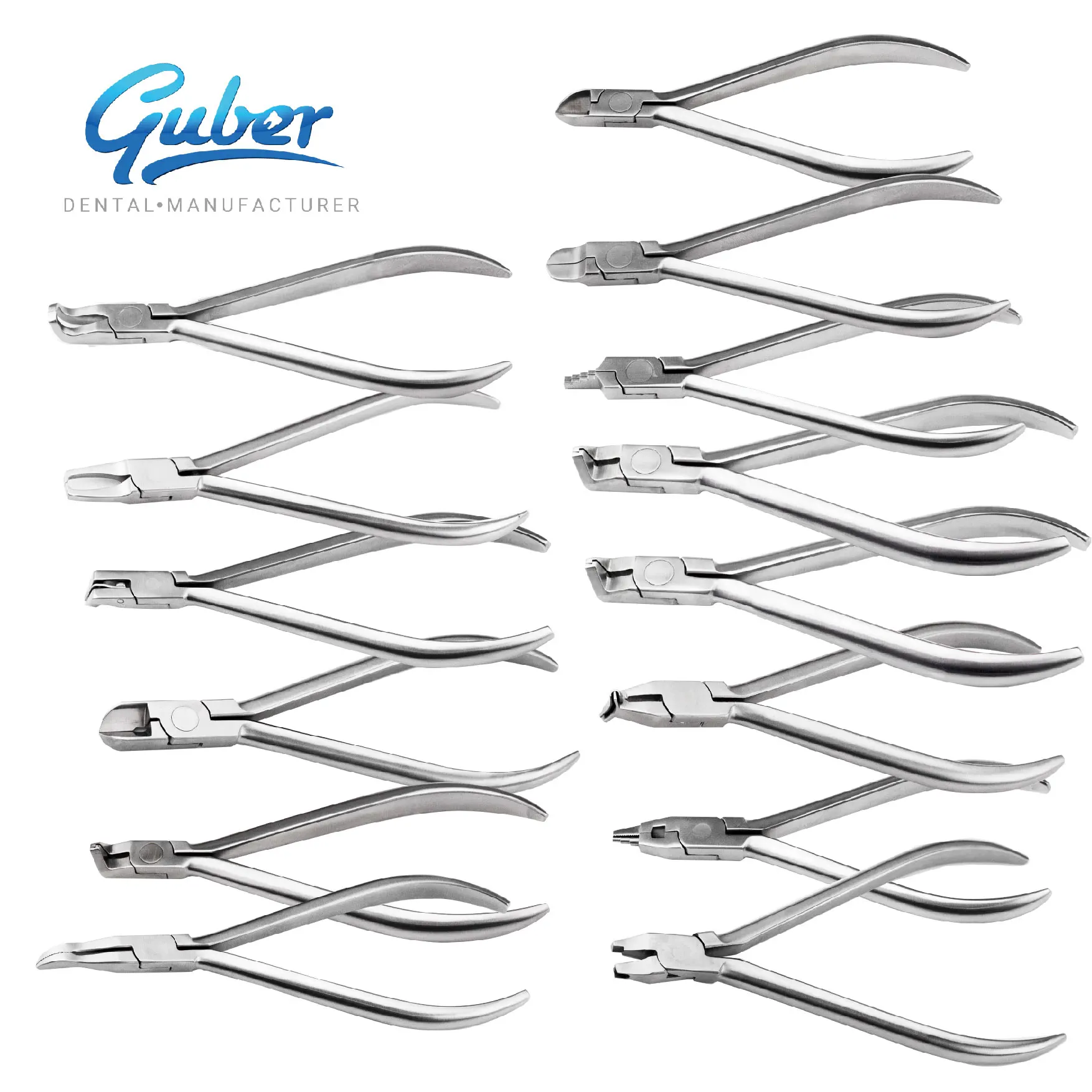 Factory Dental Pliers Orthodontic Tools Stainless Steel Pliers Dental Forceps Cutter with Flush Mini Pin and ligature cutter