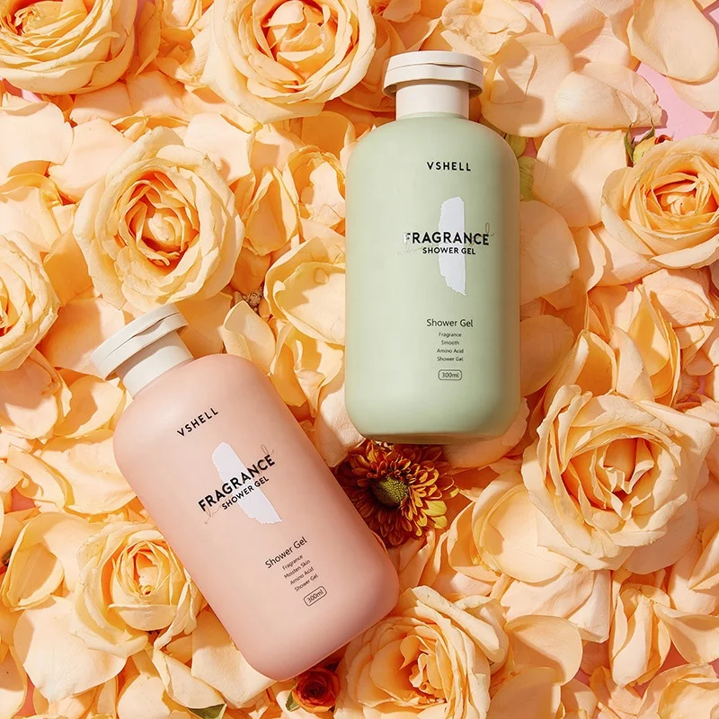 OEM Amino Acid Body Wash 300ml / 10.14 fl oz Soap-Free Mild Fragrance Shower Gel Hydrated Nourished Skincare Body Cleanser