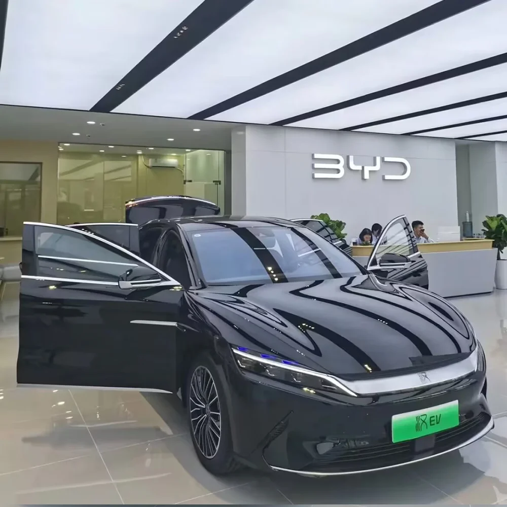 In Stock China byd electric car Range 610km BYD Han EV New Energy vehicle  byd han for sale in russia