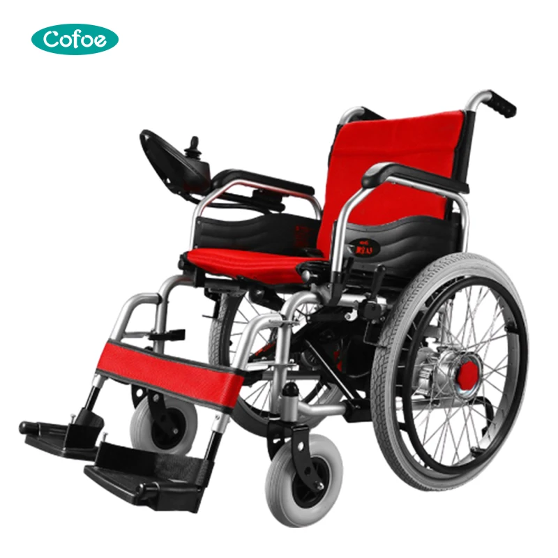 Factory Wholesale  Foldable Disabled Power Brushless Motor Controller Portable Electric Wheelchair