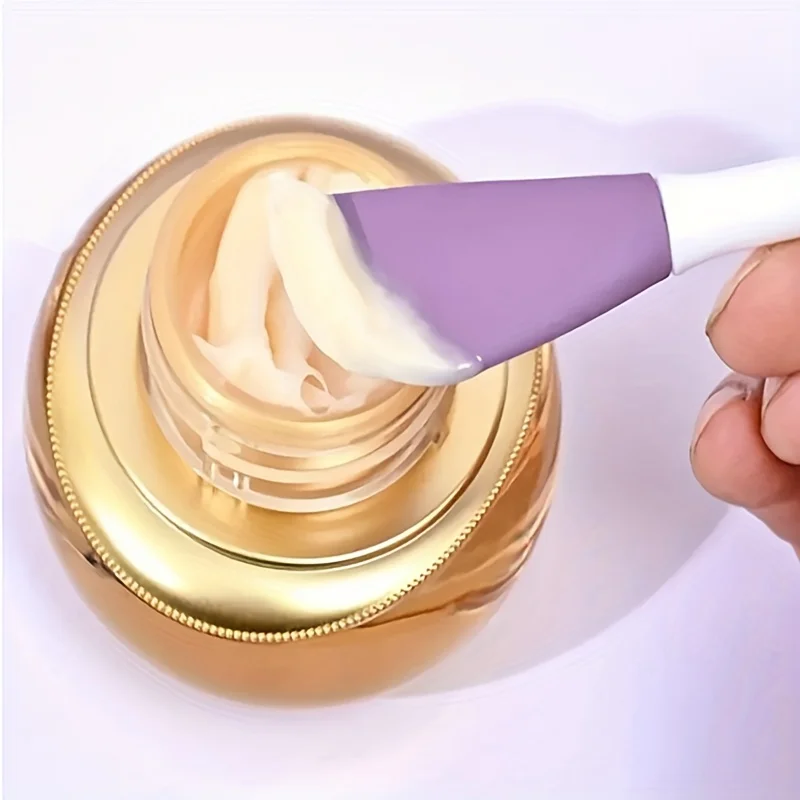 Beauty Planet Custom Face Silicone Brush for Facial Cleans Brush Eouble Ended Silicone Facial Cleansing Mask Clay Brush Spa Tool