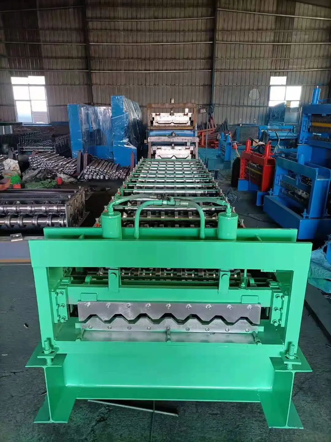 manual cement metal roof tile hydraulic press machine of all types
