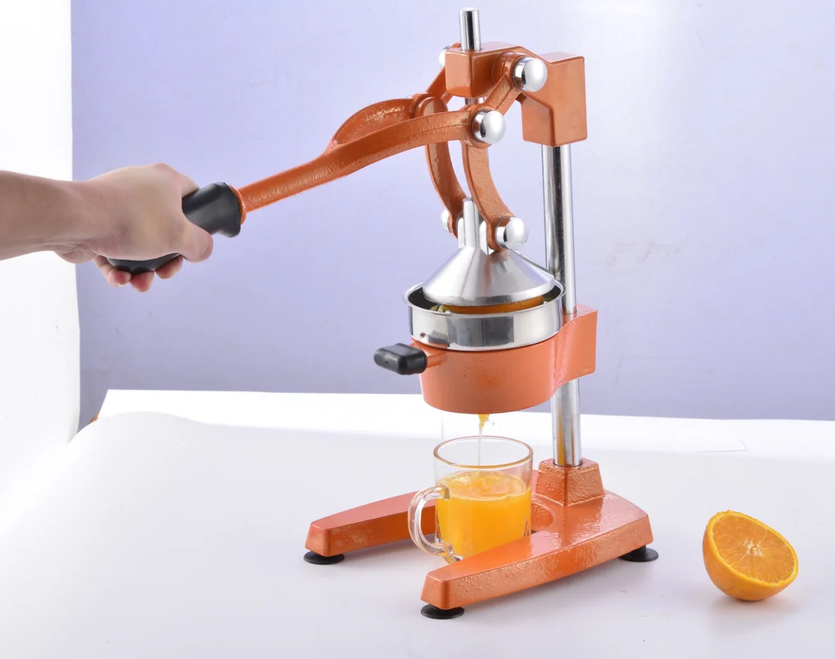 Manual Juicer Colorful Fresh Fruit Juice Metal Orange Juicer Hand Juicer Shake Portable