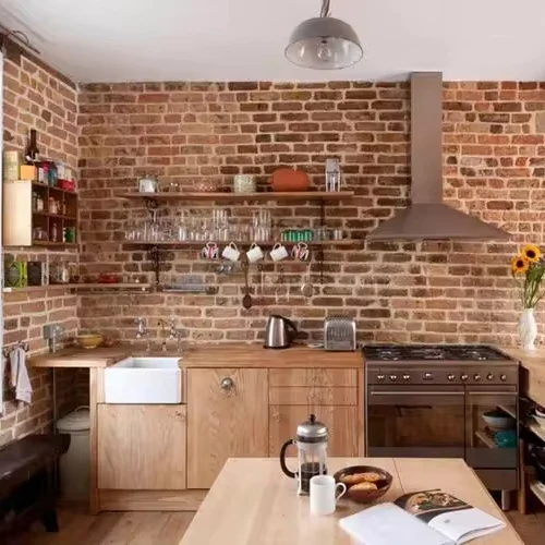 Наружная декоративная настенная глина красный кирпич завод Внешнее украшение настенный