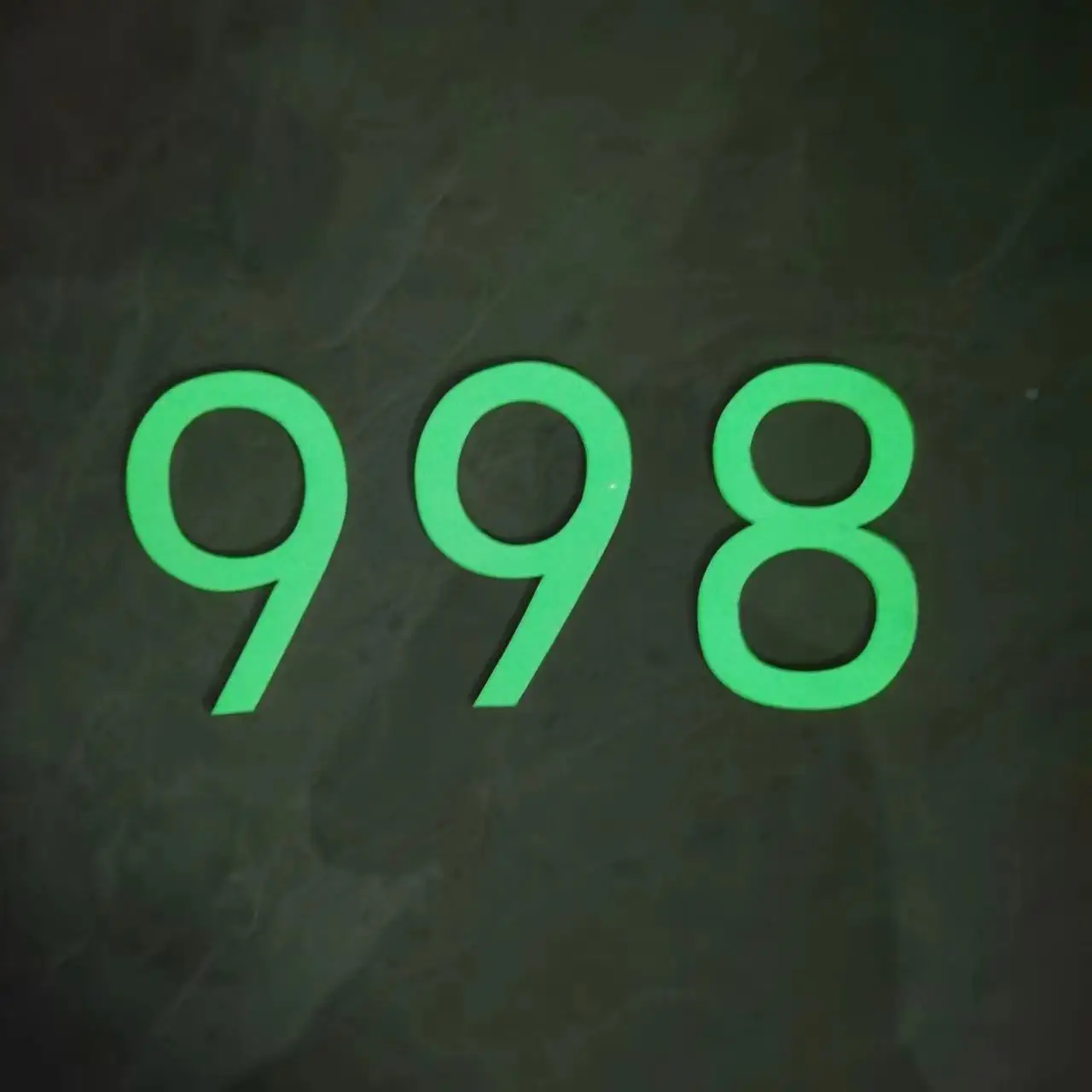 Low Minimum Order Quantity Hot Selling Modern Door Number Sign  With Plastic Cheap Price ABS Door Numbers  Self-adhesive Type