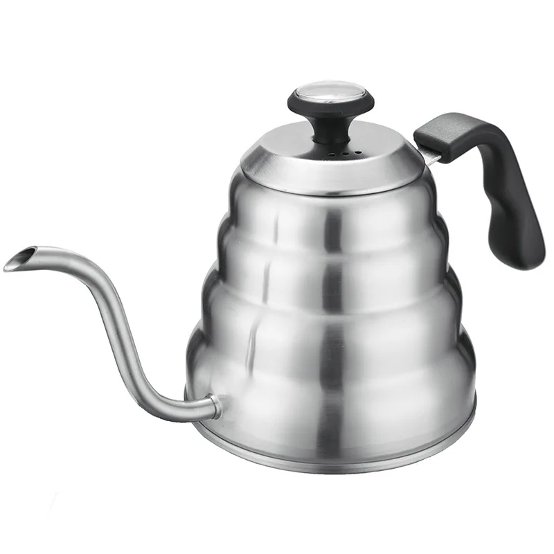 
kettle hand flushing coffee pot 304 stainless steel thin mouth pot dripping filter long mouth temperature-coffee kettle 