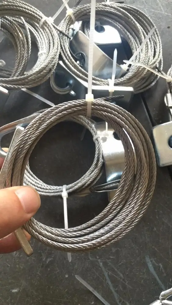 China Manufacture Zinc Plated Galvanized Lifting Steel Wire Rope Cable Sling