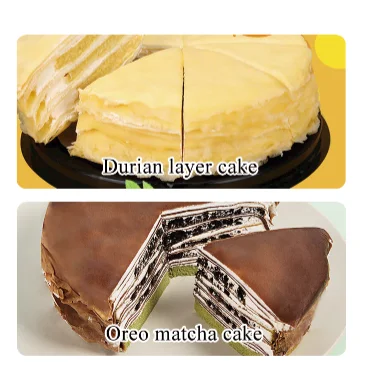 NHA Double location machine jam cream five machine Birthday cake spreader decorating cake maker Thousand layer cake coating