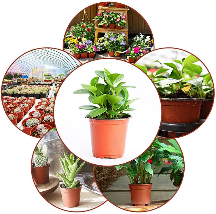 100 120 130 140 150 160 180 mm Plant Container Nursery Flower Pots for Landscape greening