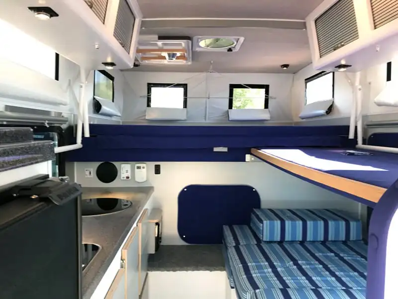 Ecocampor Высший рейтинг 4x4 роскошное стекловолокно для внедорожного кемпинга складной туристический прицеп пикап кемпинг мини-дома на колесах Рейтинг лучших